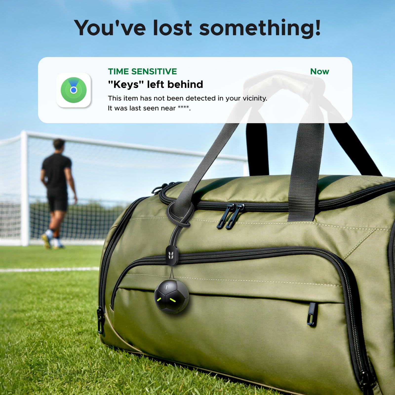 Soccer Ball UGREEN Bluetooth Tracker for Apple Find My
