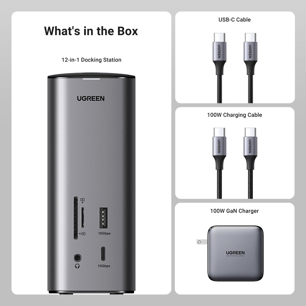UGREEN Revodok Pro 12-in-1 Docking Station with 8K HDMI